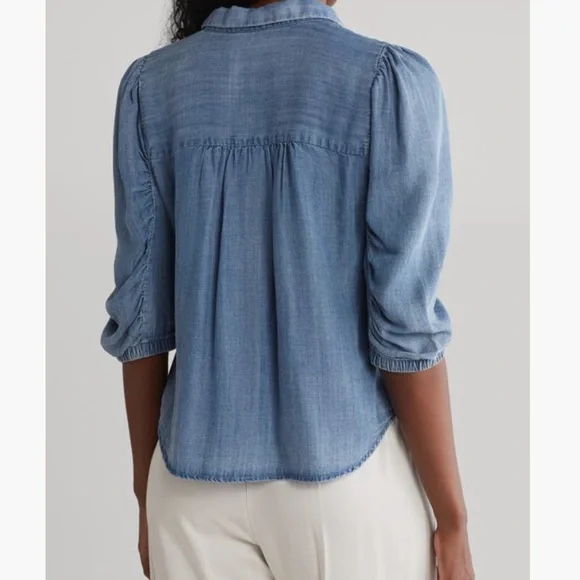 SPLENDID NWT TOULOUSE PUFF SLEEVE SHIRT SIZE SMALL - Picture 2 of 3